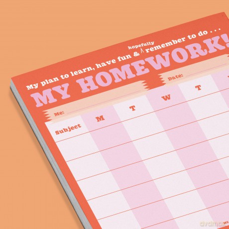 Knock Knock Kids Homework Stuff Can-Do Pads: Weekly Tracker Pad Can-do Pad With Sticker Sheet (Knock Knock Kids Can-do Pads) - Knock Knock Kids [KSIĄŻKA]