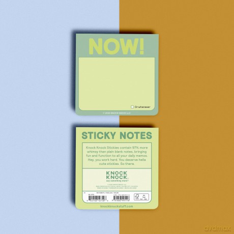 Knock Knock Now! Sticky Note (Pastel Version) (Knock Knock Sticky Notes) - Knock Knock [KSIĄŻKA]