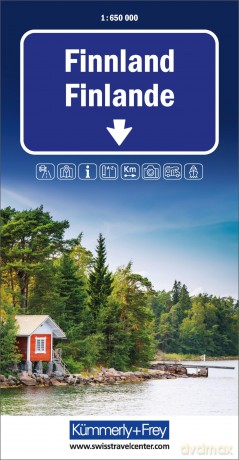 Finland: Inkl. Transitpläne, Ortsverzeichnis und Reiseinformationen (Road maps) [KSIĄŻKA]