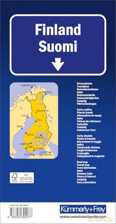 Finland: Inkl. Transitpläne, Ortsverzeichnis und Reiseinformationen (Road maps) [KSIĄŻKA]