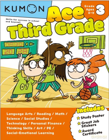 Kumon Ace Third Grade - Kumon [KSIĄŻKA]