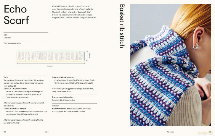 Knit: Dynamic patterns and techniques for creative making - Alice Hoyle [KSIĄŻKA]