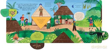 A Walk in the Rainforest: A lift-the-flap nature book - Ladybird [KSIĄŻKA]