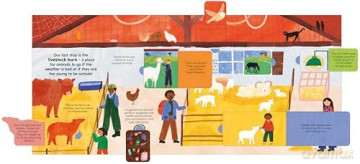 A Walk on the Farm: A lift-the-flap board book (A Walk in...) - Rose Cobden [KSIĄŻKA]