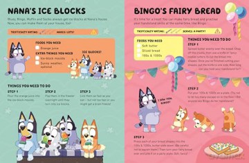 Bluey: Bluey and Bingo's Fancy Restaurant Cookbook: A fun and easy recipe book for kids, with wipe-clean pages - Bluey [KSIĄŻKA]