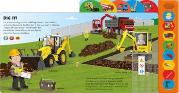 Digger Hullabaloo! Ladybird Big Noisy Book: (Sound Books) - Anita Ganeri [KSIĄŻKA]