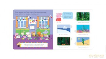 Learn with Peppa: Peppa's Animal Habitats: A lift-the-flap board book - Peppa Pig [KSIĄŻKA]