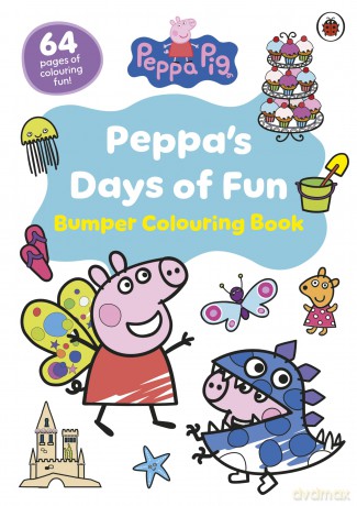 Peppa Pig: Peppa's Days of Fun Bumper Colouring Book - Peppa Pig [KSIĄŻKA]