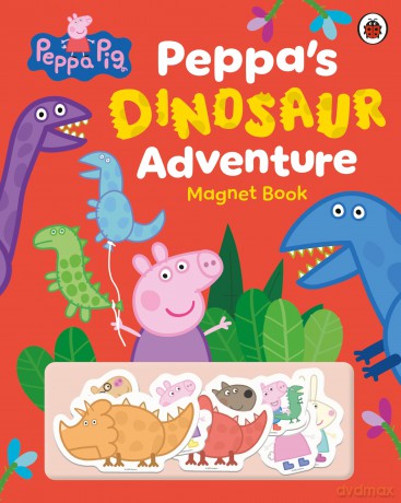 Peppa Pig: Peppa's Dinosaur Adventure: Magnet Book - Peppa Pig [KSIĄŻKA]