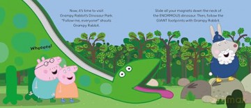 Peppa Pig: Peppa's Dinosaur Adventure: Magnet Book - Peppa Pig [KSIĄŻKA]