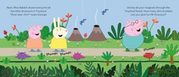 Peppa Pig: Peppa's Dinosaur Adventure: Magnet Book - Peppa Pig [KSIĄŻKA]