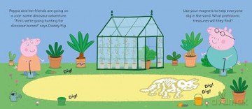 Peppa Pig: Peppa's Dinosaur Adventure: Magnet Book - Peppa Pig [KSIĄŻKA]