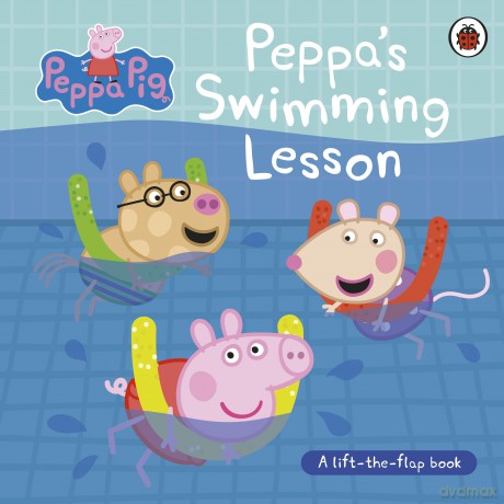 Peppa Pig: Peppa's Swimming Lesson: A lift-the-flap book - Peppa Pig [KSIĄŻKA]