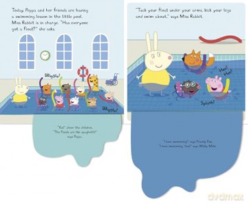 Peppa Pig: Peppa's Swimming Lesson: A lift-the-flap book - Peppa Pig [KSIĄŻKA]