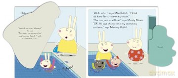 Peppa Pig: Peppa's Swimming Lesson: A lift-the-flap book - Peppa Pig [KSIĄŻKA]