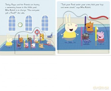 Peppa Pig: Peppa's Swimming Lesson: A lift-the-flap book - Peppa Pig [KSIĄŻKA]