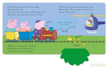 Peppa Pig: Peppa's Vehicle Adventure: A Lift-the-Flap Book - Peppa Pig [KSIĄŻKA]