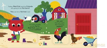 Red Cat the Farmer: With chunky lift-the-flaps (Spencer Wilson) - Spencer Wilson [KSIĄŻKA]