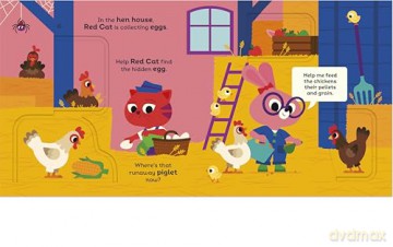 Red Cat the Farmer: With chunky lift-the-flaps (Spencer Wilson) - Spencer Wilson [KSIĄŻKA]