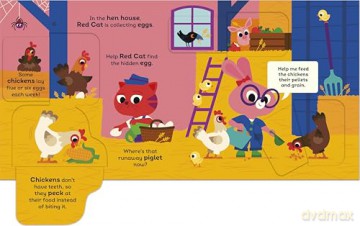 Red Cat the Farmer: With chunky lift-the-flaps (Spencer Wilson) - Spencer Wilson [KSIĄŻKA]