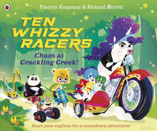 Ten Whizzy Racers: Chaos at Crackling Creek - Timothy Knapman [KSIĄŻKA]