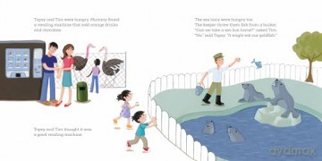 Topsy and Tim: Go to the Zoo - Jean Adamson [KSIĄŻKA]