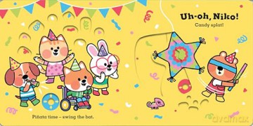 Uh-Oh, Niko: Birthday Party: A push, pull and slide story - Chris Chatterton [KSIĄŻKA]