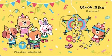 Uh-Oh, Niko: Birthday Party: A push, pull and slide story - Chris Chatterton [KSIĄŻKA]