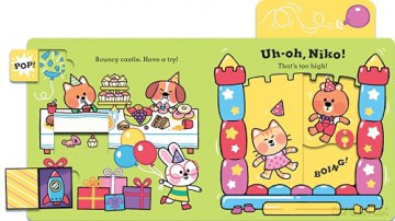 Uh-Oh, Niko: Birthday Party: A push, pull and slide story - Chris Chatterton [KSIĄŻKA]