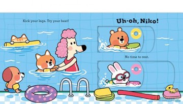 Uh-Oh, Niko: Swimming: A push, pull and slide story - Chris Chatterton [KSIĄŻKA]