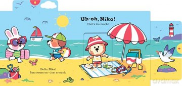 Uh-Oh, Niko: The Beach: A push, pull and slide story - Chris Chatterton [KSIĄŻKA]