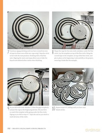 Creative Zigzag Rope Sewing Projects: 16 Projects and a Dozen Techniques for Making Bowls, Totes, and More - Denise Haar [KSIĄŻKA]