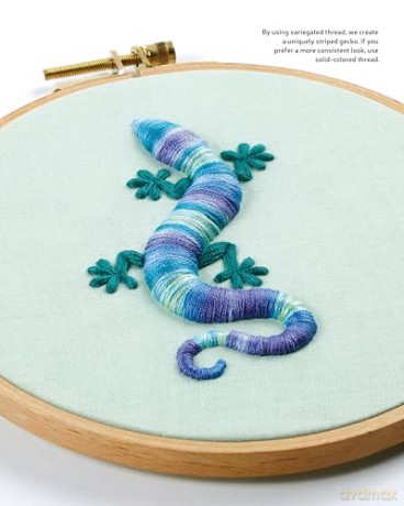 Embroidering Animals with Color and Texture: 25 Cute Critters with Pop-Up Details and Stumpwork - Jessica Long [KSIĄŻKA]