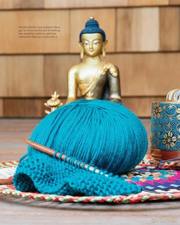 Simple Designs for Meditative Knitting: 19 Easy, Beautiful Patterns for a Mindful Experience - Barbara Breen [KSIĄŻKA]