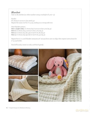 Simple Designs for Meditative Knitting: 19 Easy, Beautiful Patterns for a Mindful Experience - Barbara Breen [KSIĄŻKA]