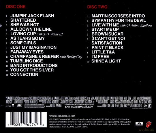 The Rolling Stones: Shine A Light [2CD]