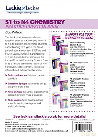 S1 to National 4 Chemistry: Practise and Learn CfE Topics (Leckie Practice Question Book) - Bob Wilson [KSIĄŻKA]