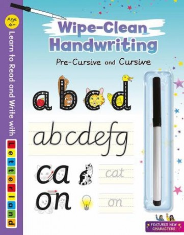 Wipe-Clean Handwriting - Pre-Cursive and Cursive - Letterland [KSIĄŻKA]