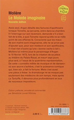 Le Malade Imaginaire (Théâtre) - Moliere [KSIĄŻKA]
