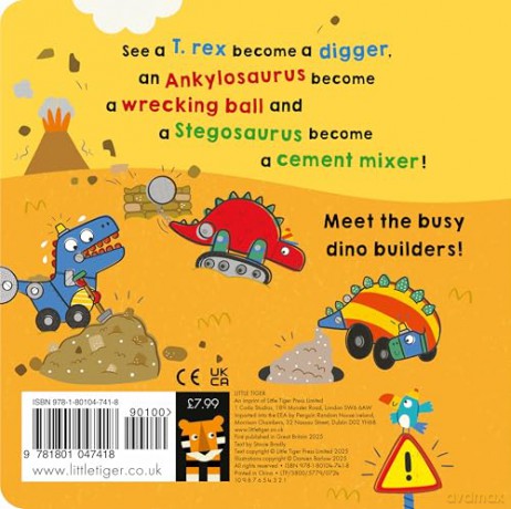 Busy Builders: Dinos at Work - Stacie Bradly [KSIĄŻKA]