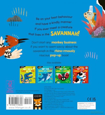 Don't Ever Mess with a Monkey (Creature Feature Pop-ups, 5) - Harriet Evans [KSIĄŻKA]