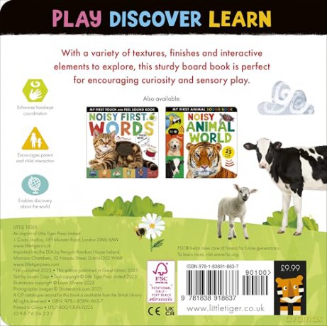 Farm (My First Touch and Explore Book, 1) - Lauren Crisp [KSIĄŻKA]