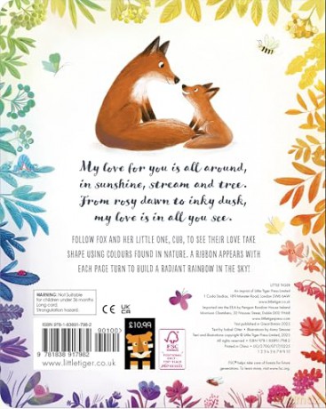 The Colours of My Love: A Sliding Ribbon Book - Isabel Otter [KSIĄŻKA]
