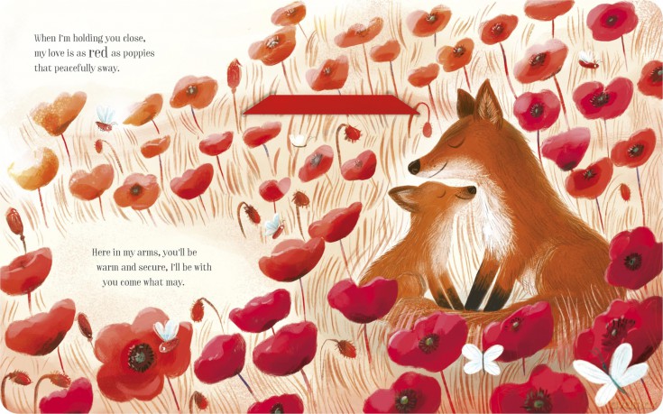 The Colours of My Love: A Sliding Ribbon Book - Isabel Otter [KSIĄŻKA]
