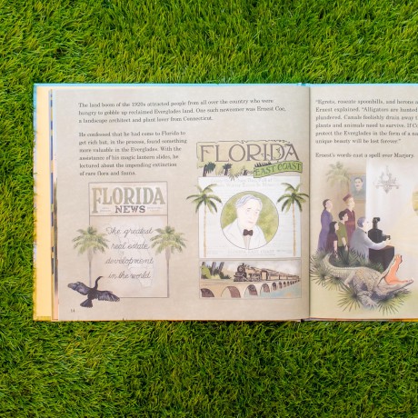 Marjory's River of Grass: Marjory Stoneman Douglas, Fierce Protector of the Everglades - Josie James [KSIĄŻKA]