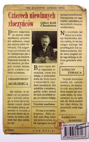 Czterech niewinnych złoczyńców [KSIĄŻKA]
