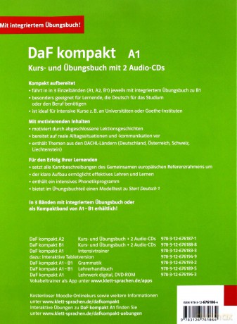 DaF kompakt A1 + 2 CD LEKTORKLETT [KSIĄŻKA]