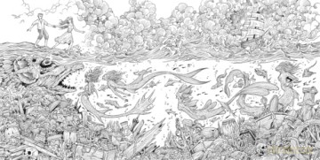 Dark Fairytales: Colour Sinister Stories - Kerby Rosanes [KSIĄŻKA]