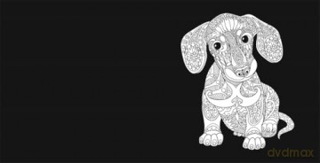 Happy Dogs Colouring: Cute Puppies to Colour and Share - LOM ART [KSIĄŻKA]