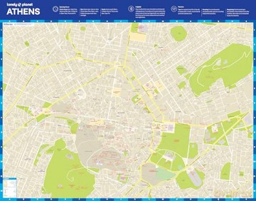 Lonely Planet Athens City Map - Lonely Planet [KSIĄŻKA]